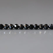 3mm Black Tourmaline Faceted Beads 15