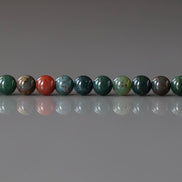 3mm Bloodstone Smooth Beads Genuine Bloodstone Beads 15