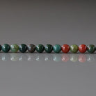 3mm Bloodstone Beads ‚Äì Smooth Round Micro Gemstone 15" Strand