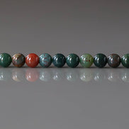 3mm Bloodstone Beads ‚Äì Smooth Round Micro Gemstone 15