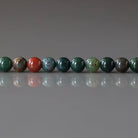 3mm Bloodstone Beads ‚Äì Smooth Round Micro Gemstone 15" Strand