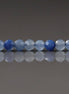 3mm Blue Aventurine Beads ‚Äì Faceted Round Micro Gemstone 15" Strand