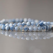 3mm Blue Opal Beads Strand 7