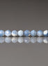 3mm Blue Opal Beads – Faceted Round Micro Gemstone 7" Strand