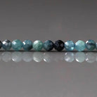 3mm Blue Tourmaline Beads – Faceted Round Micro Gemstone 15" Strand