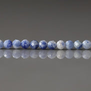 3mm Bolivian Sodalite Faceted Beads 15