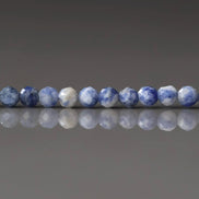 3mm Bolivian Sodalite Faceted Beads 15