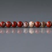 3mm Red Jasper Beads Smooth Genuine Small Brecciated Jasper Beads 15