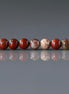 3mm Brecciated Red Jasper Beads ‚Äì Smooth Round Micro Gemstone 15" Strand