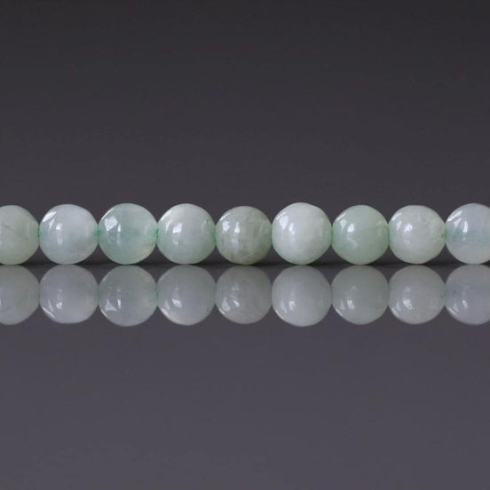 3mm Burma Jade Beads 15" Burma Jadeite Genuine Gemstone Beads Natural Jade for Jewelry Making Beading Craft Gift Beads