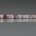 3mm Cacoxenite (Super Seven) Beads ‚Äì Faceted Round Micro Gemstone 15" Strand