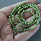 3mm Canadian Jade Beads ‚Äì Smooth Round Micro Gemstone 15" Strand