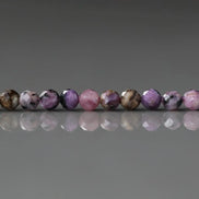 3mm Charoite Faceted Beads Aegirine Genuine Crystal Beads 15