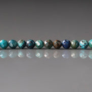 3mm Chrysocolla Beads Faceted 15