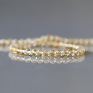 3mm Natural Citrine Beads Micro Faceted 15