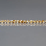 3mm Citrine Beads – Faceted Round Micro Gemstone 15