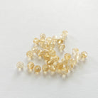 3mm Citrine Beads – Faceted Round Micro Gemstone 4" Strand