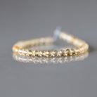 3mm Citrine Beads – Faceted Round Micro Gemstone 4" Strand