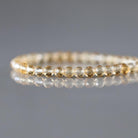 3mm Citrine Beads – Faceted Round Micro Gemstone 4" Strand