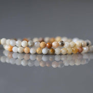 3mm Crazy Lace Agate Beads ‚Äì Faceted Round Micro Gemstone 15
