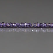 3mm Cubic Zirconia Beads - Rondelle Micro Gemstone 14