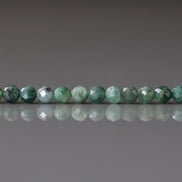 3mm Emerald Beads ‚Äì Faceted Round Micro Gemstone 15