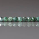 3mm Emerald Beads ‚Äì Faceted Round Micro Gemstone 15" Strand