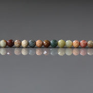3mm Ocean Jasper Faceted Beads Genuine Small Tiny Fancy Jasper Beads 15