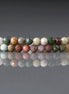 3mm Fancy Ocean Jasper Beads - Faceted Round Micro Gemstone 15" Strand