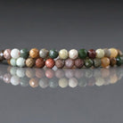 3mm Fancy Ocean Jasper Beads - Faceted Round Micro Gemstone 15" Strand