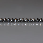 3mm 100% Natural Hematite Micro Faceted Beads Genuine Sparkly Beads 15