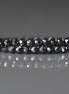 3mm Genuine Hematite Beads - Faceted Round Micro Gemstone 15" Strand