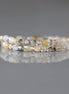 3mm Golden Rutilated Quartz Cube Beads ‚Äì Faceted Cube Micro Gemstone 15" Strand