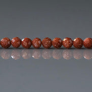 3mm Goldstone Faceted Beads 15