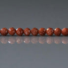 3mm Goldstone Beads ‚Äì Faceted Round Micro Gemstone 15" Strand