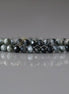 3mm Gray Hawk Eye Beads - Faceted Round Micro Gemstone 15" Strand