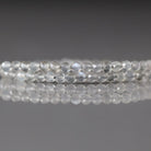 3mm Gray Moonstone Beads - Faceted Round Micro Gemstone 15" Strand