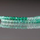 3mm Green Agate Beads ‚Äì Faceted Round Micro Gemstone 15" Strand