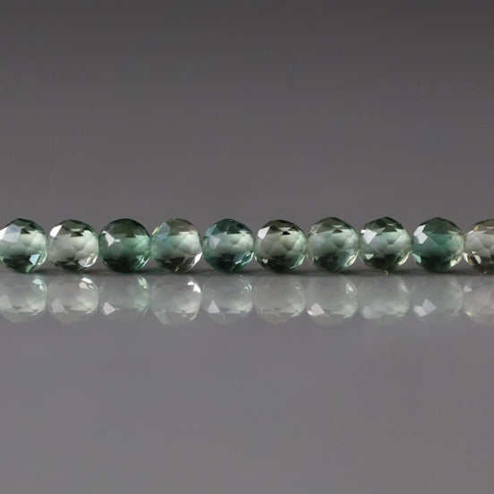 3mm Green Amethyst Beads Micro Faceted Beads 14 PCs Green Natural Amethyst Gemstone Beads Beading Crafter Gift February Birthstone