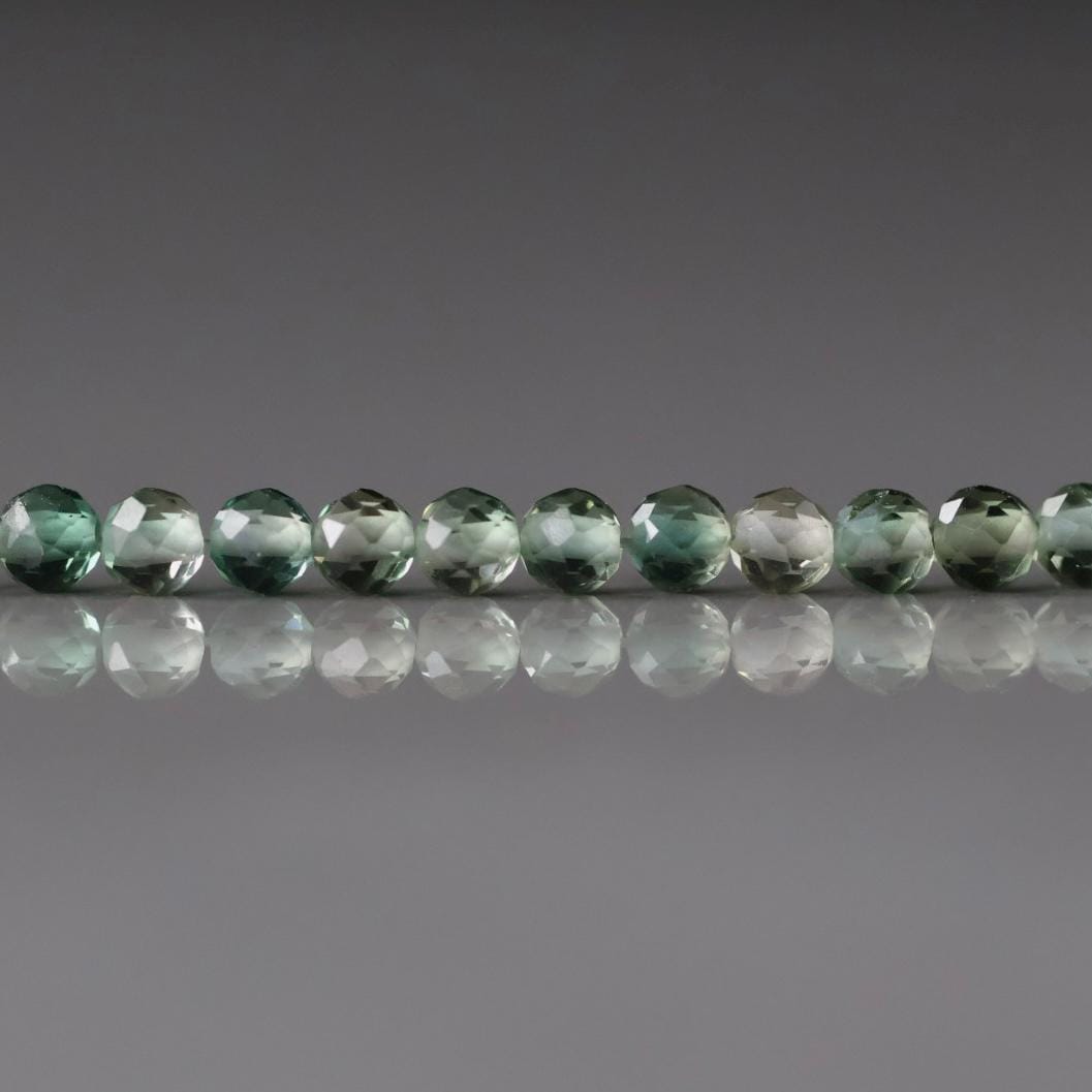 3mm Green Amethyst Beads Micro Faceted Beads 14 PCs Green Natural Amethyst Gemstone Beads Beading Crafter Gift February Birthstone