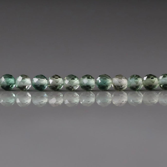 3mm Green Amethyst Beads Micro Faceted Beads 14 PCs Green Natural Amethyst Gemstone Beads Beading Crafter Gift February Birthstone