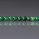 3mm Green Jade Beads ‚Äì Smooth Round Micro Gemstone 15" Strand
