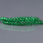 3mm Natural Green Onyx Beads Micro Faceted Beads 12.5
