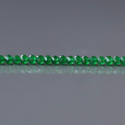 3mm Green Onyx Beads ‚Äì Faceted Round Micro Gemstone 12.5