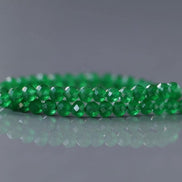3mm Green Onyx Beads ‚Äì Faceted Round Micro Gemstone 12.5