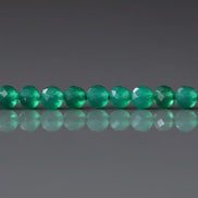 3mm Natural Green Onyx Beads Micro Faceted Beads 13