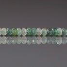 3mm Green Strawberry Quartz Rondelle Beads ‚Äì Faceted Rondelle Micro Gemstone 15" Strand