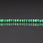 3mm Green Turquoise Rondelle Beads Faceted 7