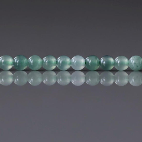 3mm Guatemala Jade Beads – Smooth Round Micro Gemstone 15" Strand