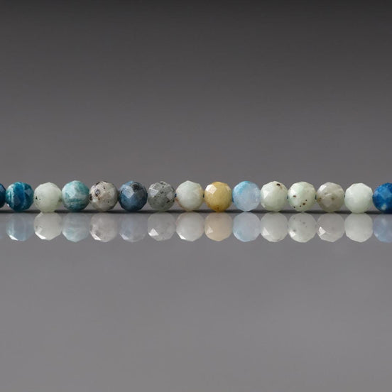 3mm Hauynite Beads Micro Faceted 15" AAA Hauyne Gemstone Beads Beading Crafter Gift DIY Jewelry making